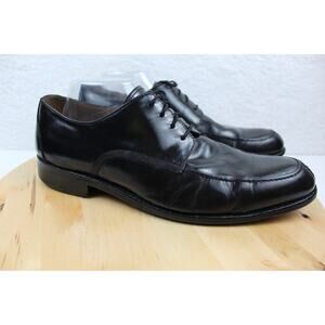 Johnston Murphy Oxford  Mens 11 Black Leather Comfort Dress Casual Shoe